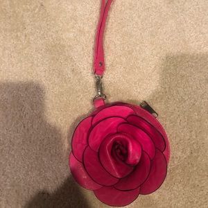 Pink Rose Baby Purse/ Change Purse